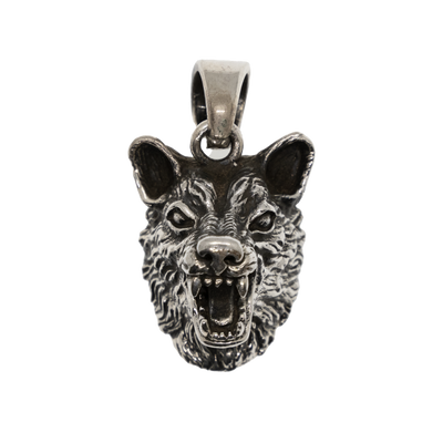 Wolf Pendant .925 sterling silver