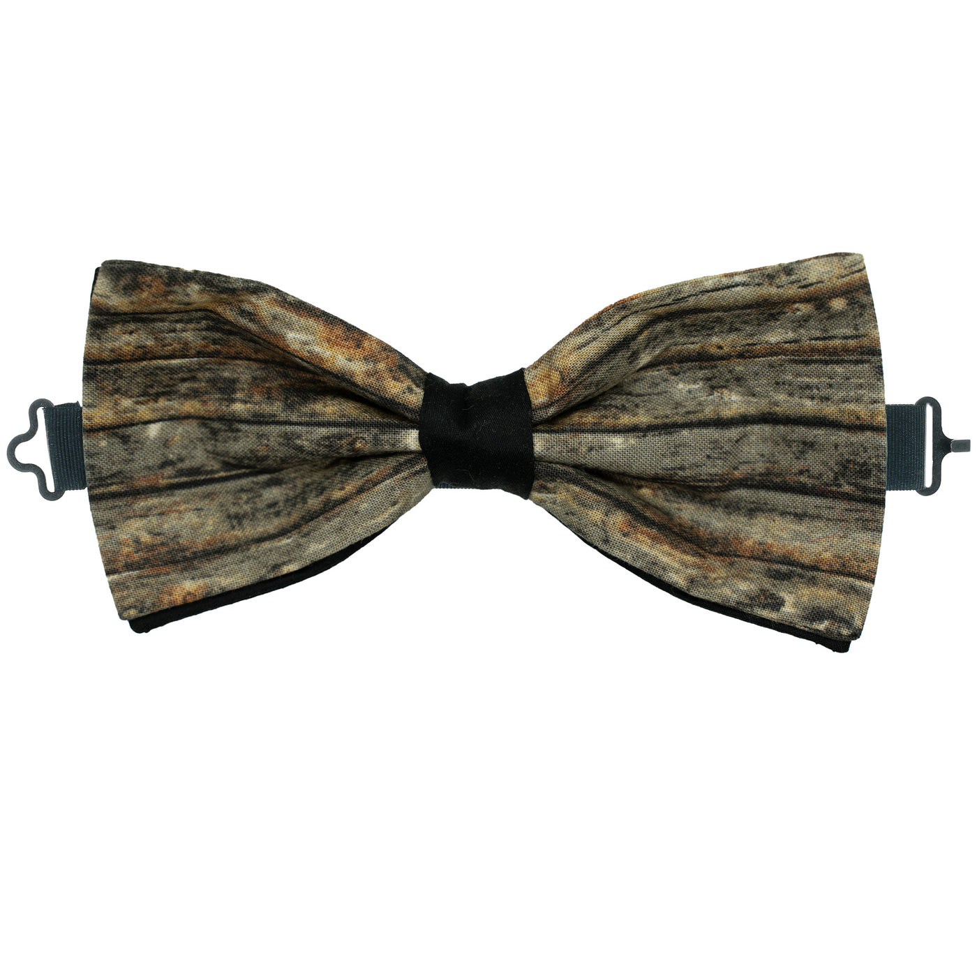 Wood Panel Effect Bow Tie