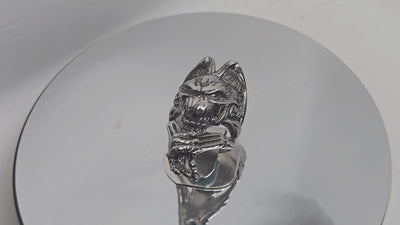 Gargoyle Ring ~ 925 Sterling Silver (Size guide in Description)