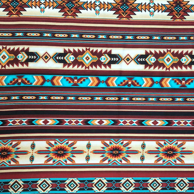 Navajo aztec inspired  100% Cotton Fabric material perfect for Face Masks