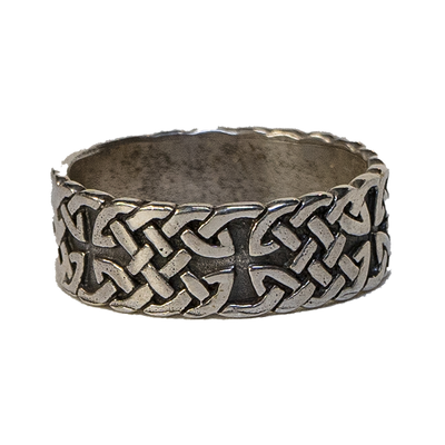 Celtic Iron Cross Knotwork Ring