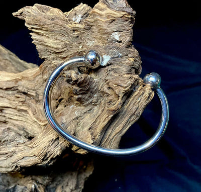 Ball Torc - 6mm - .925 sterling silver