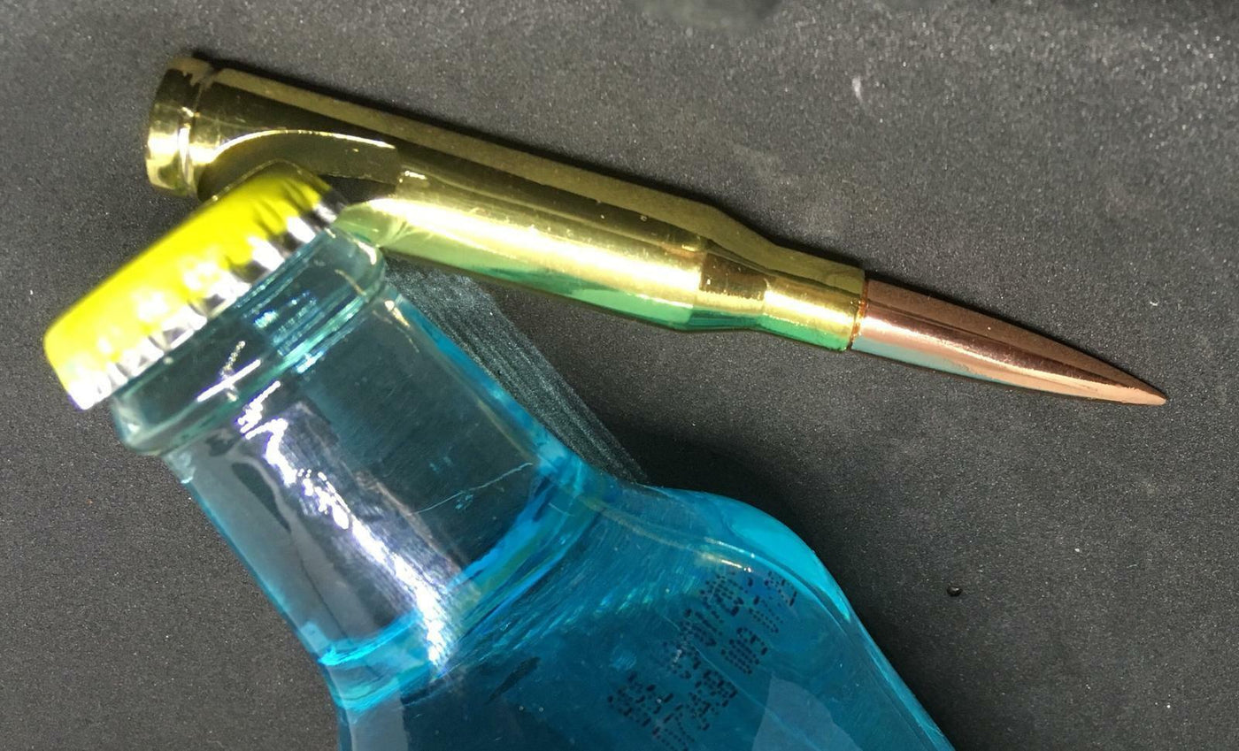 303 Style Bullet Bottle Opener - Solid Brass