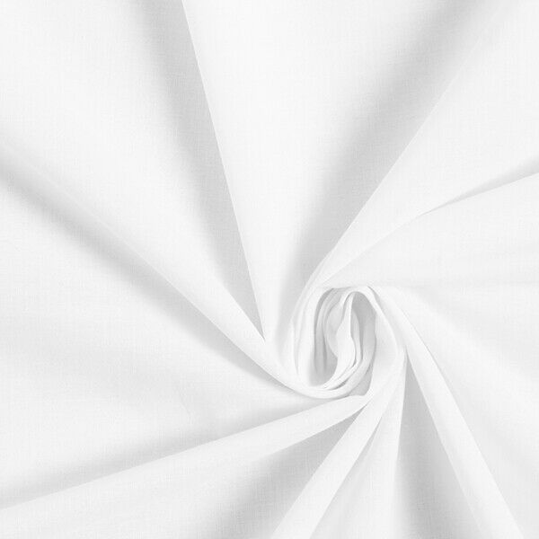 Plain White 100% Fine Cotton Fabric Material perfect for Face Masks & apparel