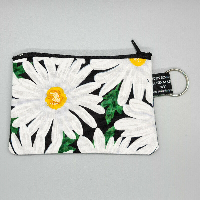 Sunflower Daisy Sweetpea Poppy Coin Purse Cash Money Wallet Cotton Xmas Gift