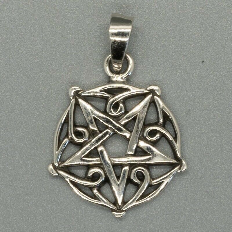 Pentagram Pentacle Pendant 925 sterling silver