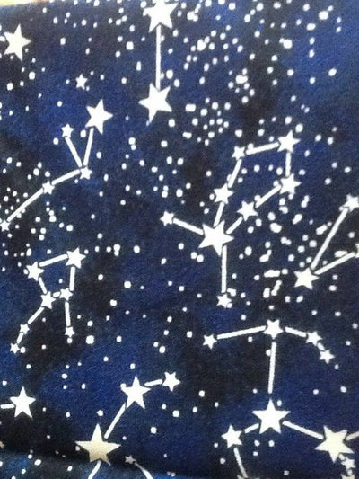 Constellation Glow in the Dark Bowtie - Timeless Treasures - 100% Cotton