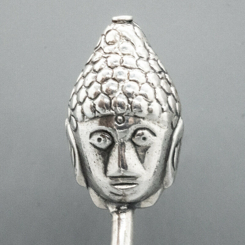 Buddha Head Torc - .925 sterling silver