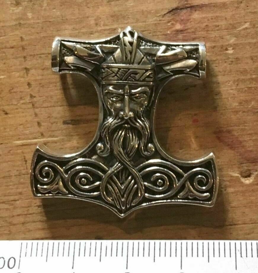Viking Pendant 925 silver Odin Thor Nordic Celtic Knotwork Pagan feeanddave