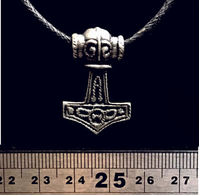 Thors Hammer Mjolnir Pewter & Bronze Necklace