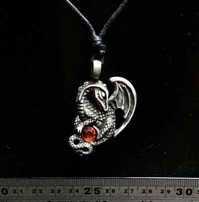 Dragon Pendant Magical Wicca Thrones Pagan Celtic Gothic Goth Biker Necklace