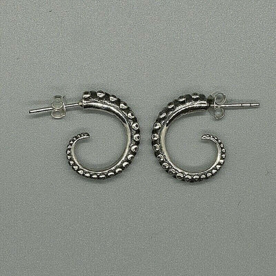 Octopus Tentacle earrings 925 sterling silver