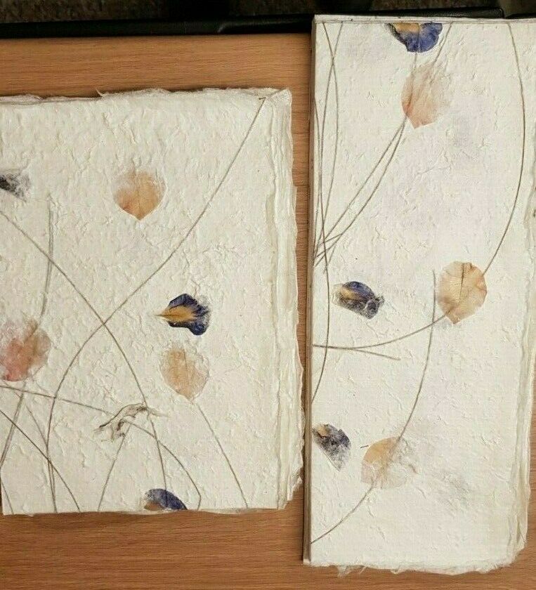 Handmade Mulberry Paper 10 sheets art craft decoupage bougainvillea flower petal