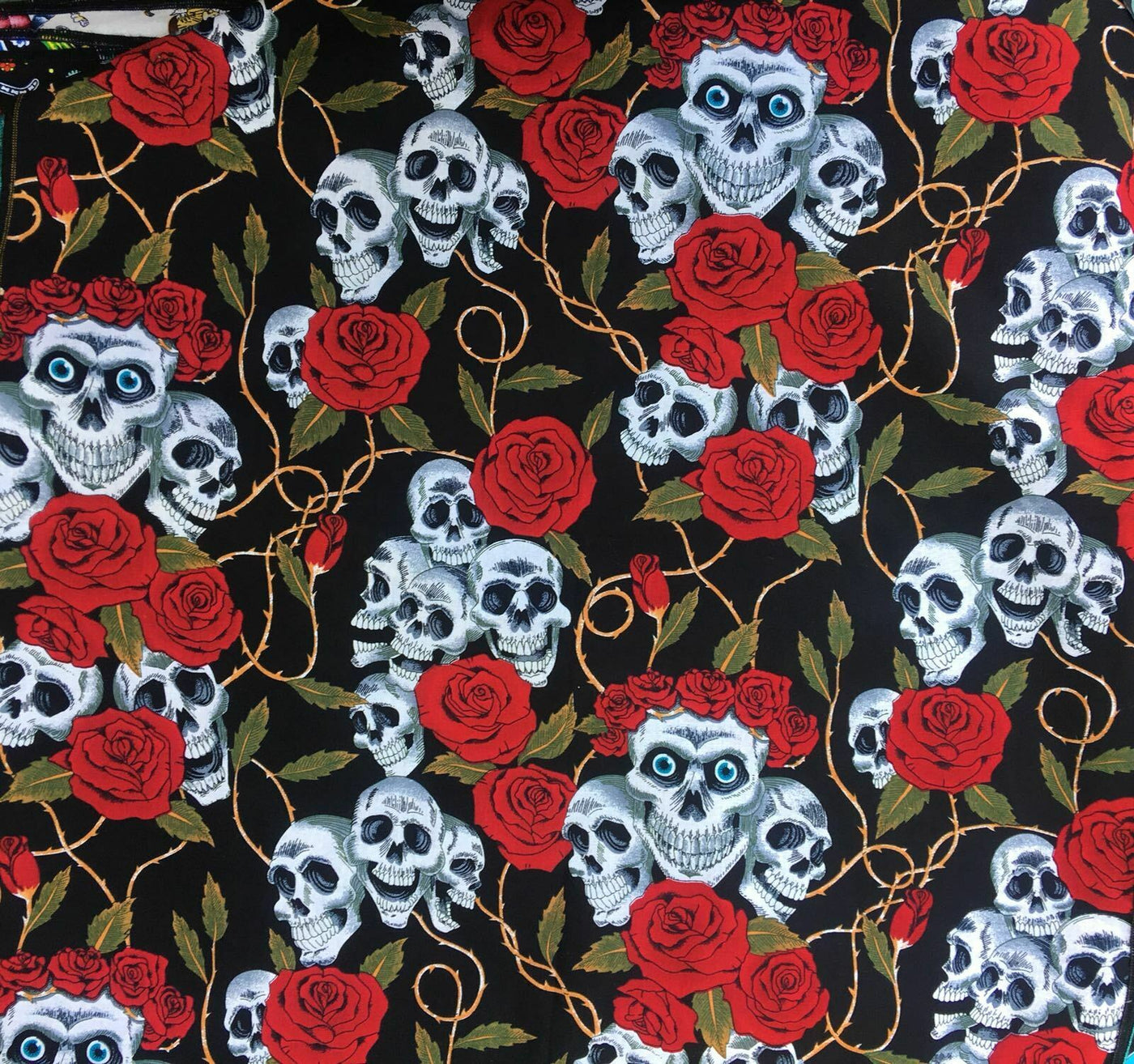 Red Royal Rose - Rose & Hubble - 100% Cotton Fabric