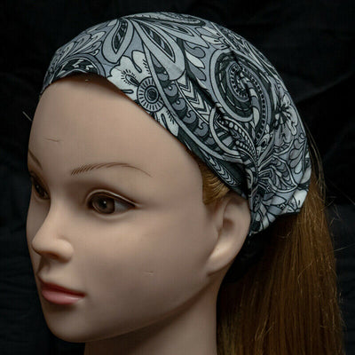 Paisley Baroque Headband - 100% Cotton Fabric