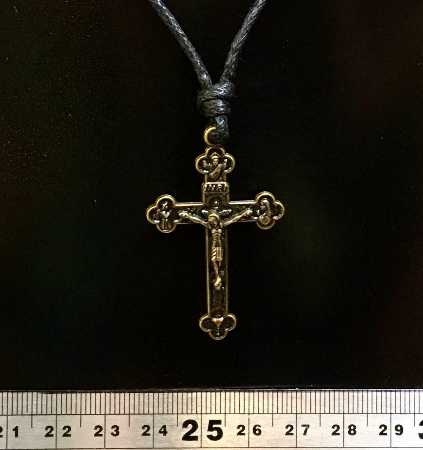 Crucifix Cross Pendant  - Bronze
