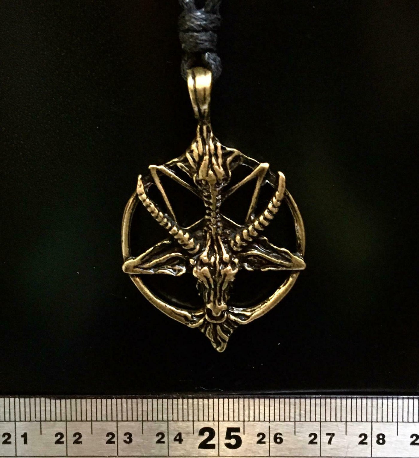 Baphomet Pentagram Bronzed Pendant