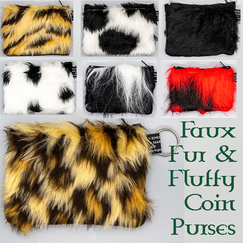 Animal Faux Fur Fluffy Coin Purse