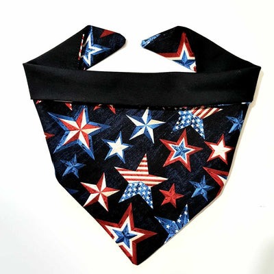 USA American Stars & Stripes Neckerchief - 100% Cotton Fabric