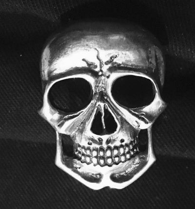 Skull Concho - .925 Sterling Silver