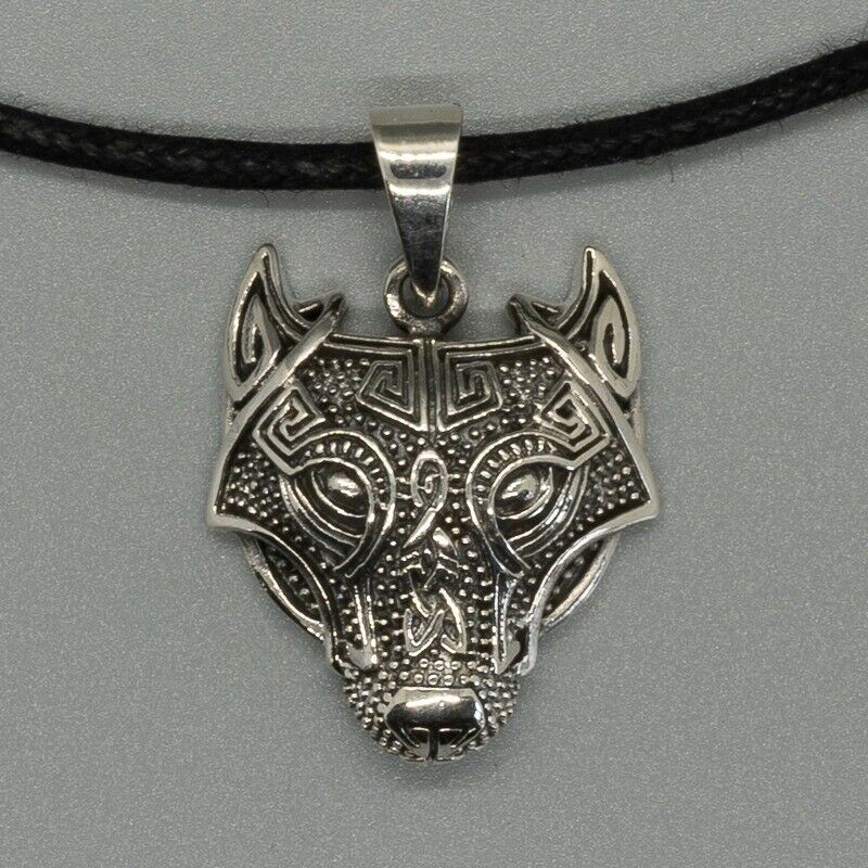 Celtic Wolf Pendant - .925 sterling silver