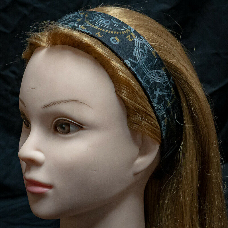 Steampunk Clock Face Headband - 100% Cotton