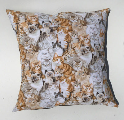 Cats Cushion Cover - 100% Cotton