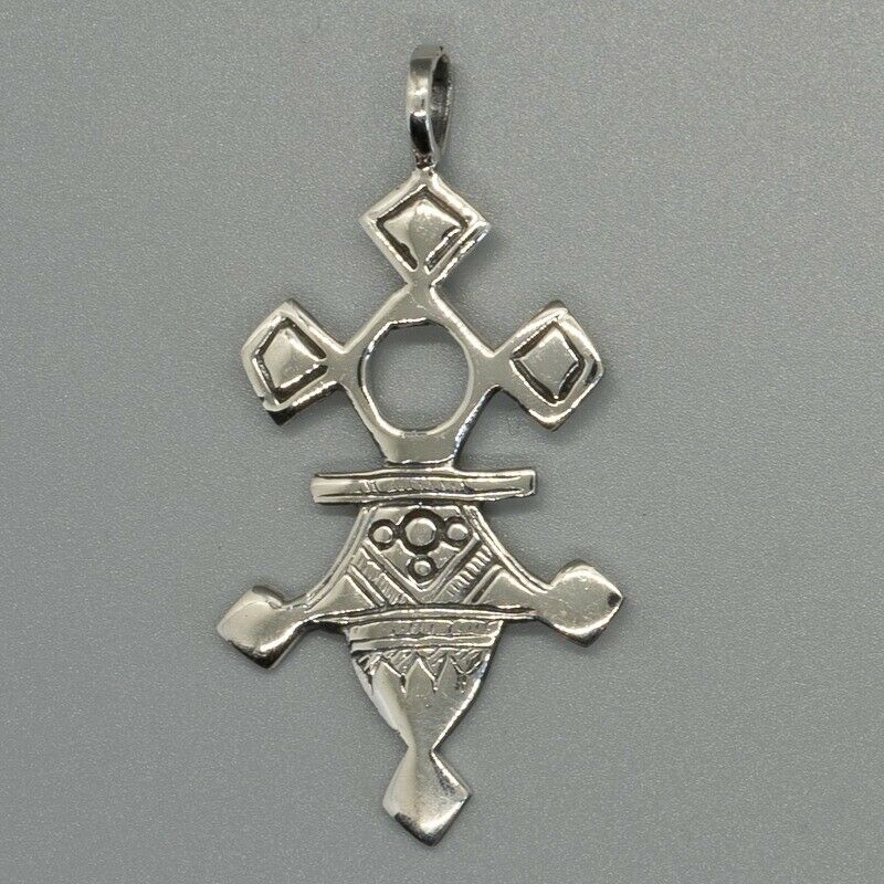 Tuareg Cross silver Pendant Pagan nomadic african tribe Berber niger moroccan