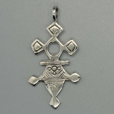 Tuareg Cross silver Pendant Pagan nomadic african tribe Berber niger moroccan
