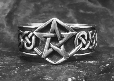 Pentagram Star Ring .925 sterling silver