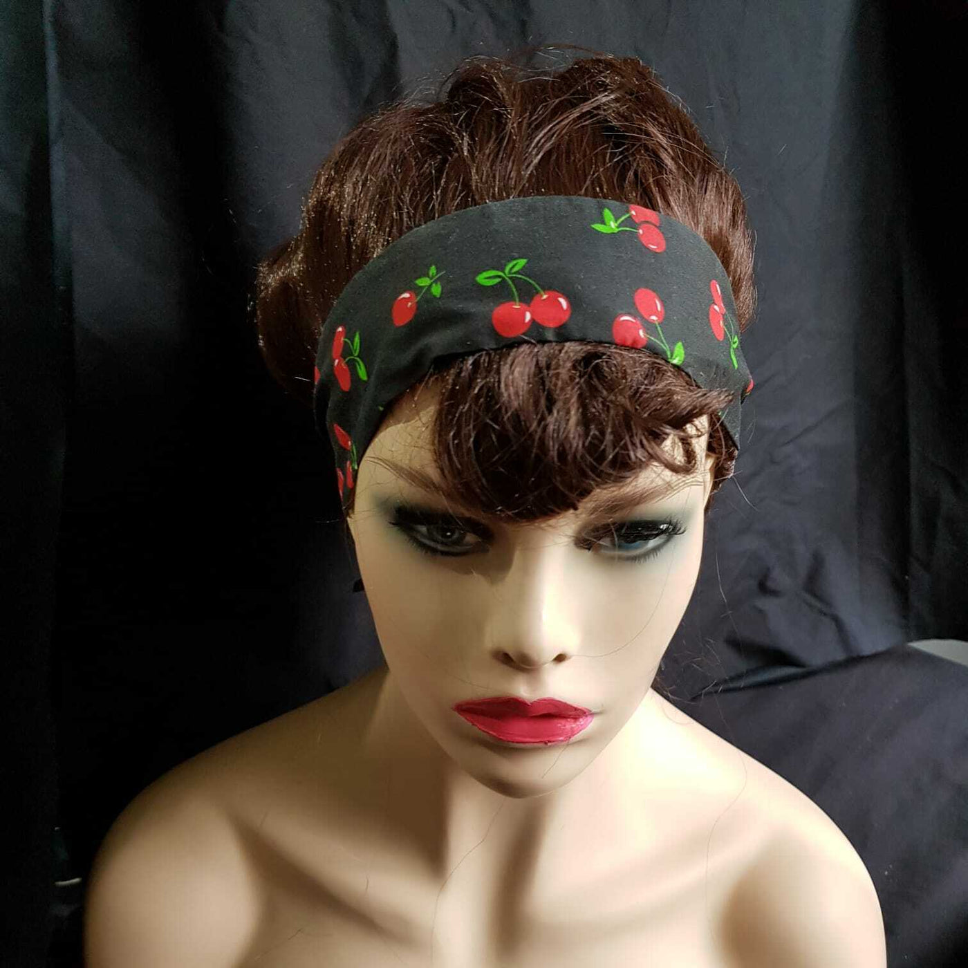 Cherry Wired Headband -100% Cotton