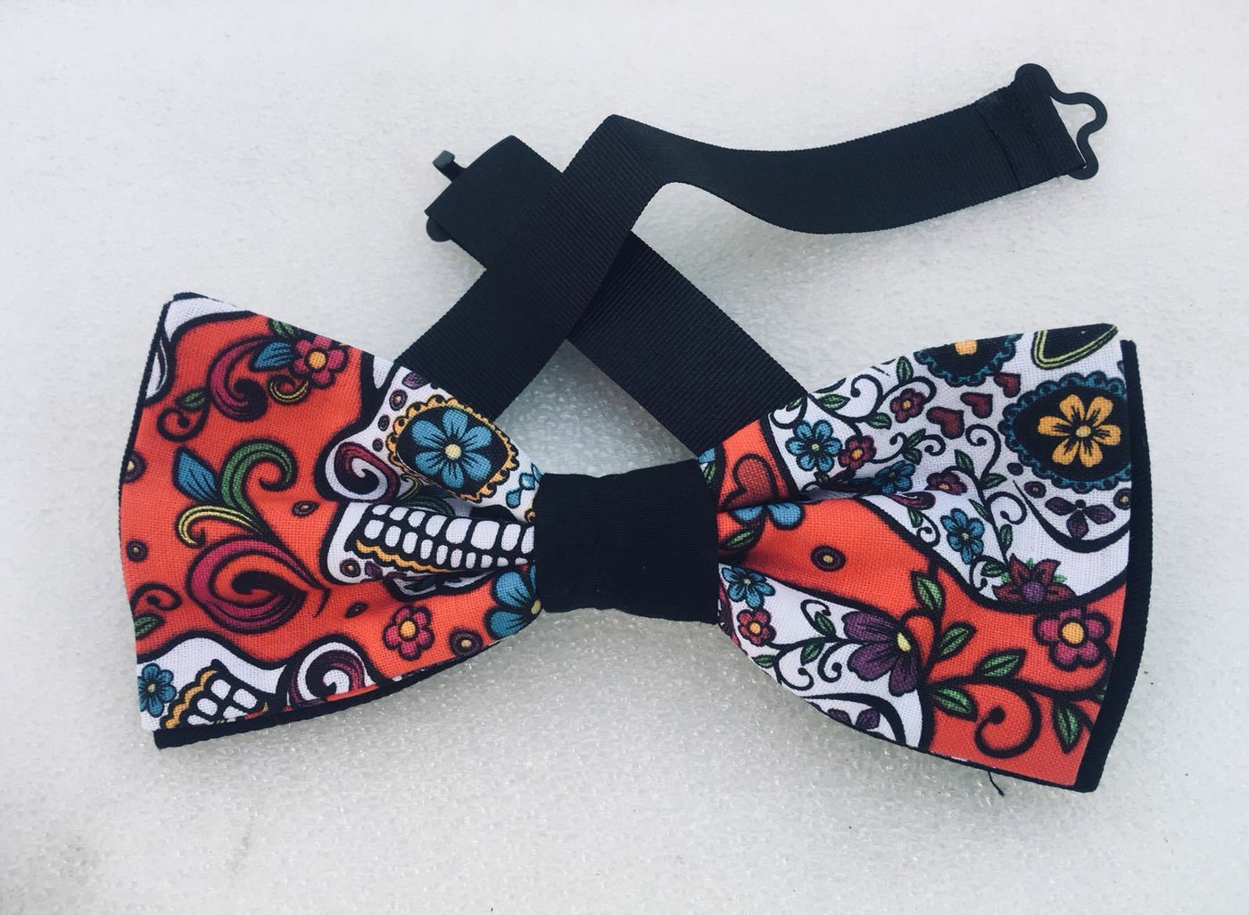 Day of the Dead Sugar Candy Skulls Bow Tie