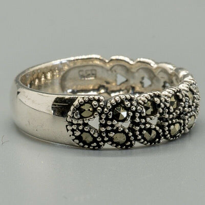 Leaf Marcasite Style Ring