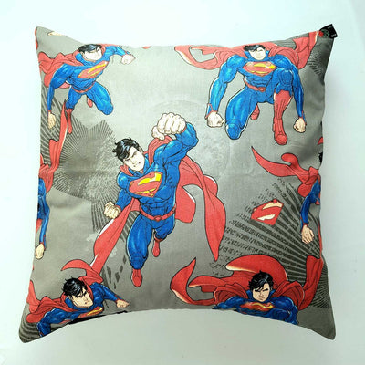 Superman DC Comic Cushion Cover Decorative Trendy Case fits 18" x 18" Superhero