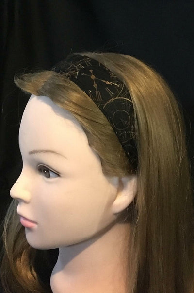 Clock Face Headband - 100% Cotton