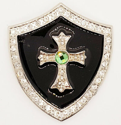 Shield & Cross Heraldic Belt Buckle