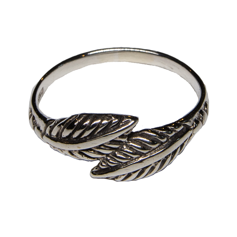 Laurel Leaf Ring .925 silver Ladies Girls Biker Celtic Sizes J-S feeanddave