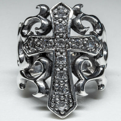 Gothic Cross 925 silver Ring