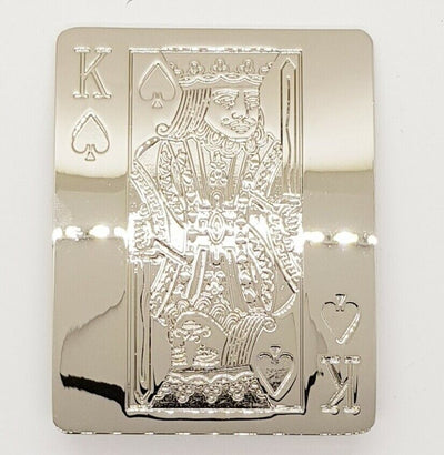 King of Spades Belt Buckle Playing Cards Gambling Casino Biker Royal Flush