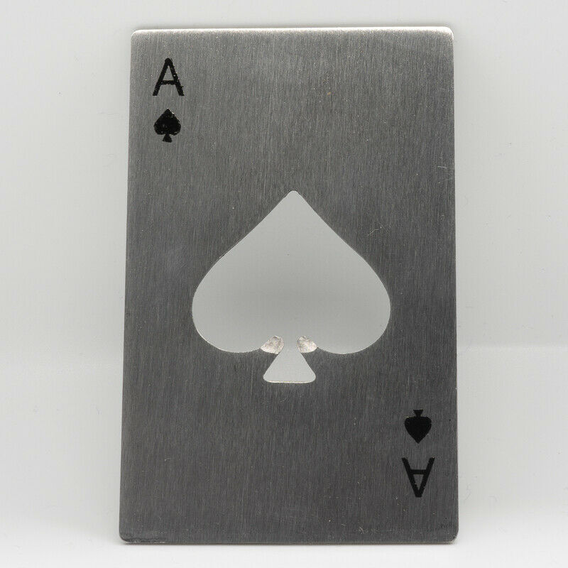 Playing Card Ace of Spades Top Quality Bottle Opener Party Beer Poker Soda Bar