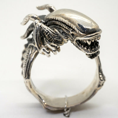 Alien Ring - .925 sterling silver