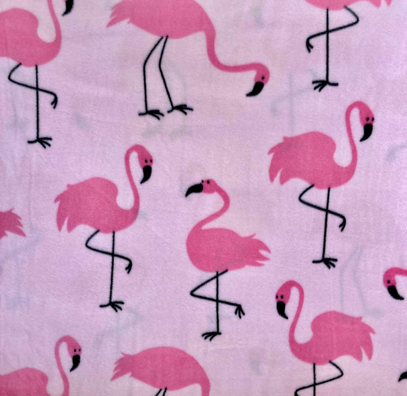Flamingo Fleece Jersey Anti Pill Polar Fluffy Cuddly Fabric 152cm wide (60")
