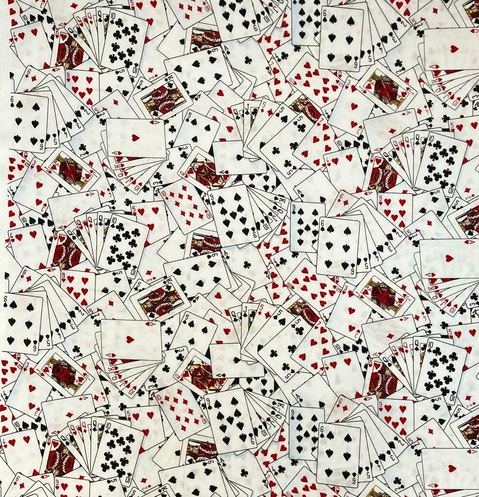 Decks of Cards - Timeless Treasures - 100% Cotton Fabric