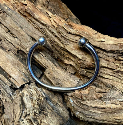 Ball Torc - 6mm - .925 sterling silver