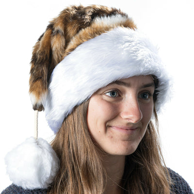Xmas Santa Hats - Fluffy Faux Fur Designs