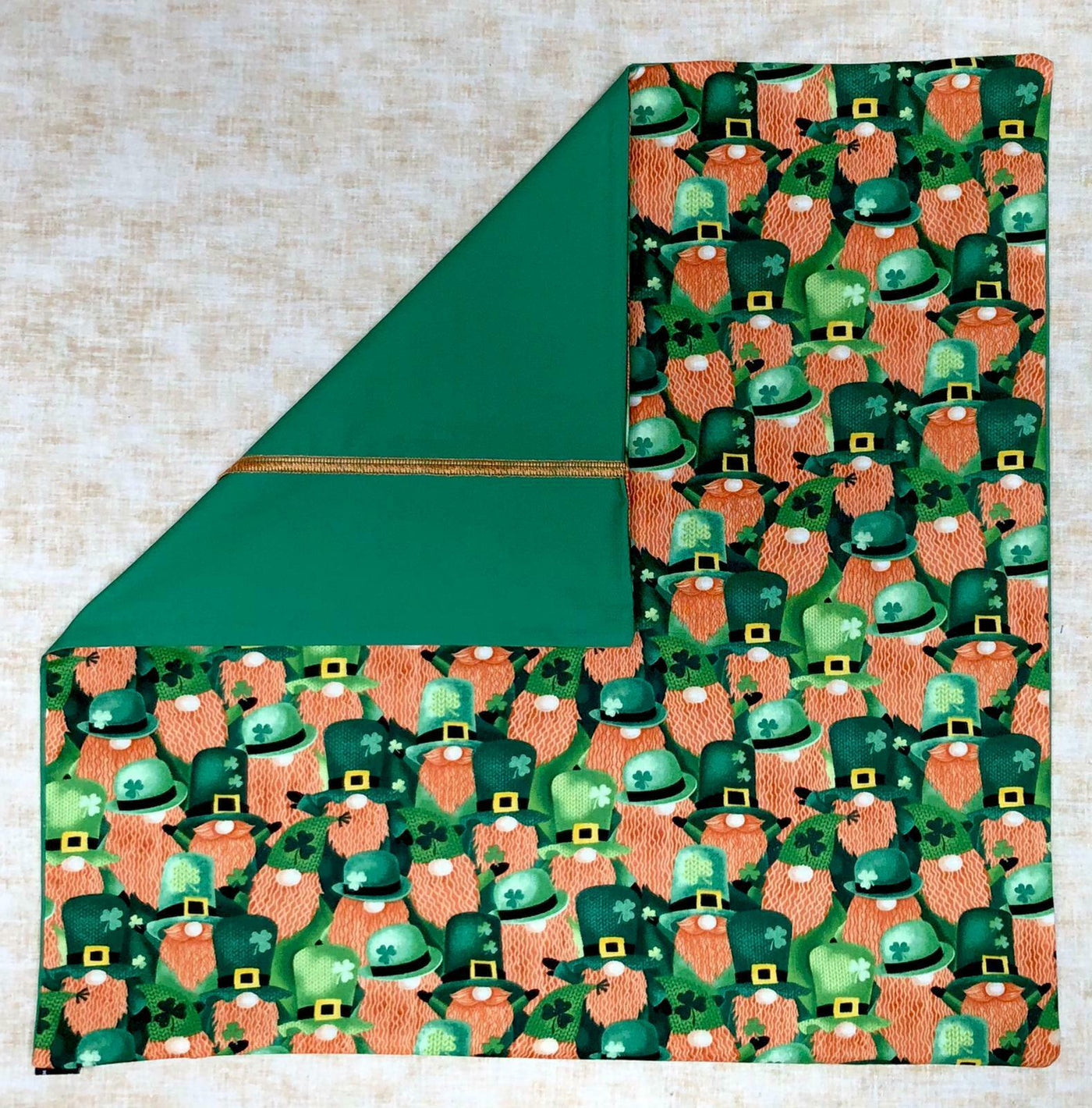 Lucky Irish Leprechaun Designer Cushion Cover Case fits 18" x 18" 100% Cotton