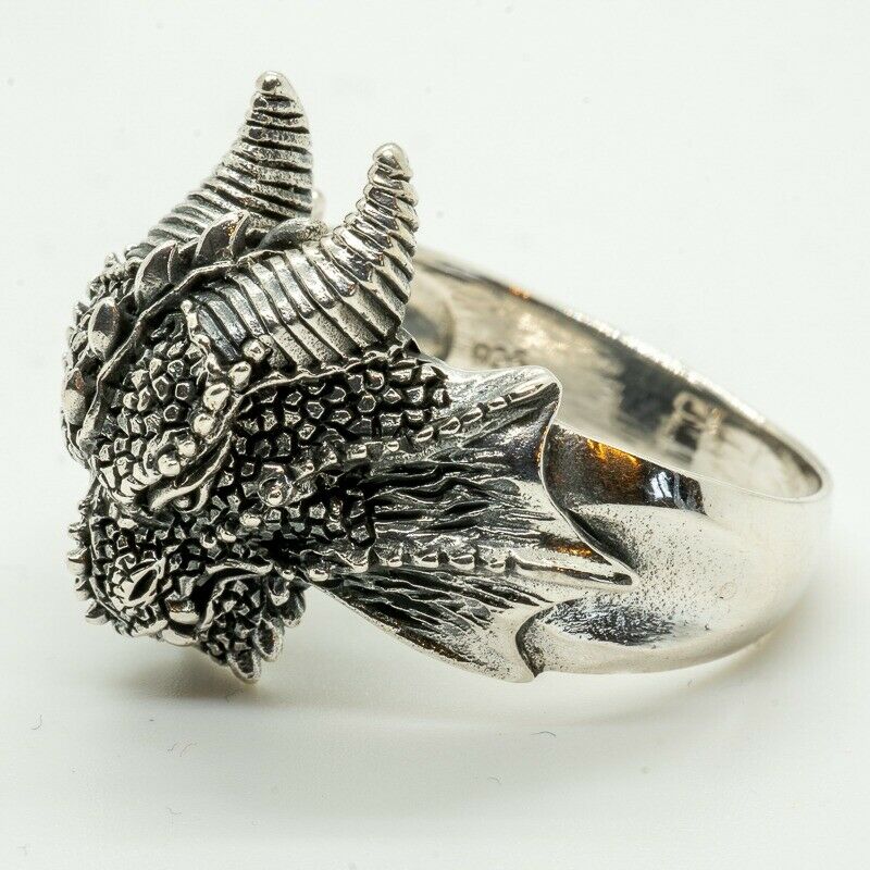 Dragon Head Ring ~ 925 Sterling Silver