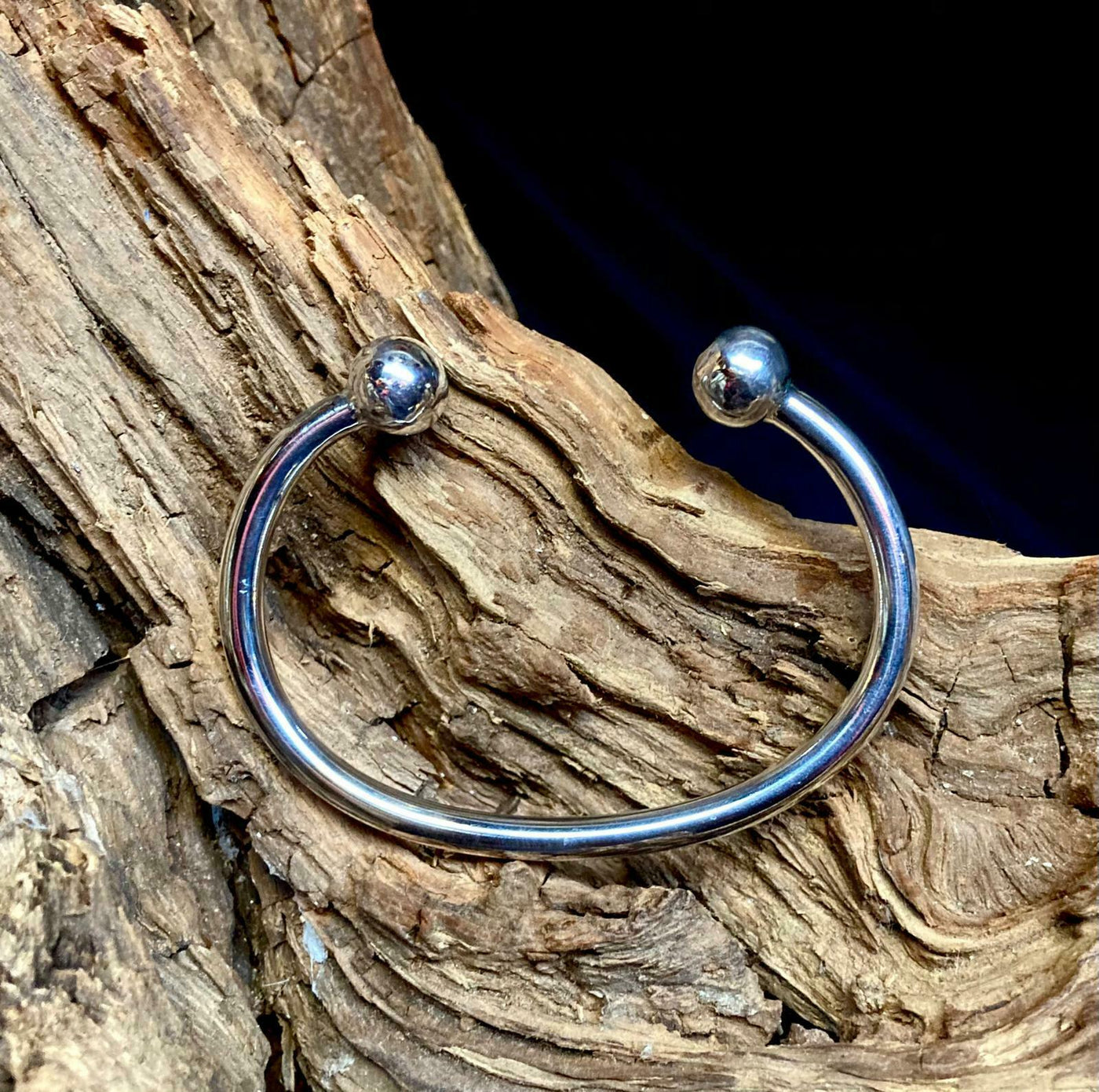 Ball Torc - 6mm - .925 sterling silver