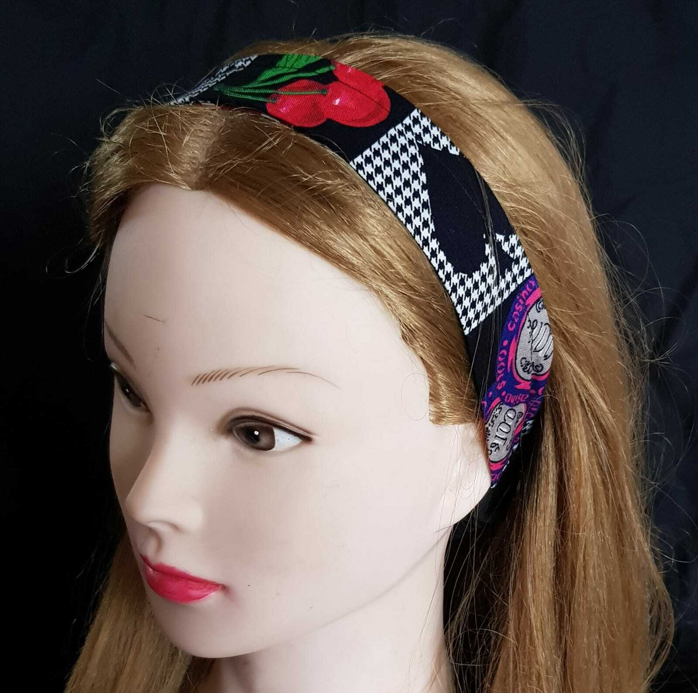 Playing Cards Casino Royale Gambling Hair Band Head Headband Ladies Fashion