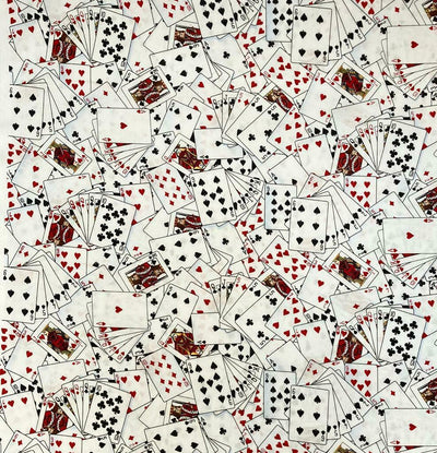 Decks of Cards Timeless Treasures 100% Cotton Fabric Perfect for Face Masks